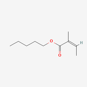 molecular formula C10H18O2 B1609293 Pentyl 2-methylisocrotonate CAS No. 7785-63-9