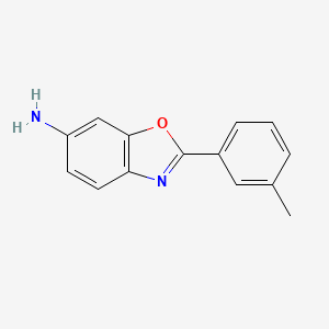 2-(3-Methylphenyl)-1,3-benzoxazol-6-amine