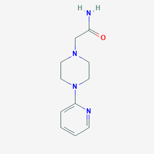 molecular formula C11H16N4O B1609300 2-(4-Pyridin-2-ylpiperazin-1-yl)acetamide CAS No. 697282-55-6