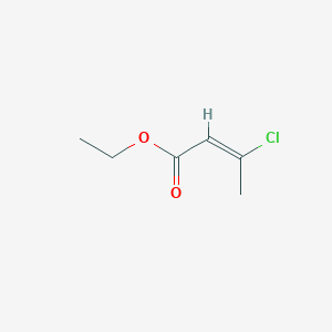 molecular formula C6H9ClO2 B1609302 ethyl (E)-3-chlorobut-2-enoate CAS No. 38624-62-3