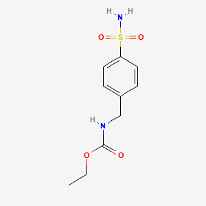 molecular formula C10H14N2O4S B1609304 Ethyl 4-(aminosulfonyl)benzylcarbamate CAS No. 39148-61-3