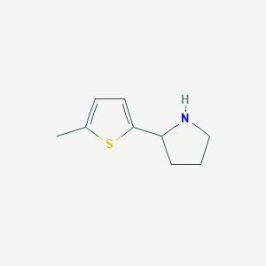 molecular formula C9H13NS B1609307 2-(5-Methylthiophen-2-yl)pyrrolidine CAS No. 524674-41-7