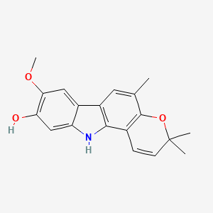 molecular formula C19H19NO3 B1609344 8,8''-Biskoenigine CAS No. 28513-33-9