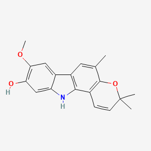 molecular formula C19H19NO3 B1609344 Koenigine CAS No. 28513-33-9
