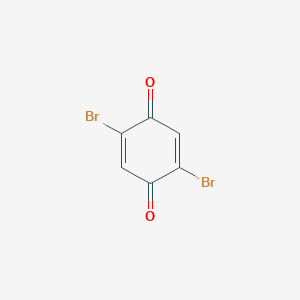 molecular formula C6H2Br2O2 B160935 2,5-Dibromo-1,4-benzoquinone CAS No. 1633-14-3
