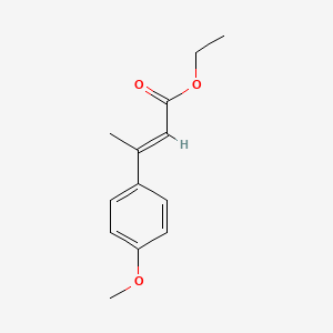 molecular formula C13H16O3 B1609352 Ethyl 3-(4-methoxyphenyl)-2-butenoate CAS No. 7706-82-3