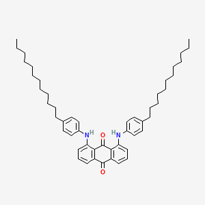 molecular formula C50H66N2O2 B1609353 1,8-Bis(4-dodecylanilino)anthracene-9,10-dione CAS No. 42887-23-0