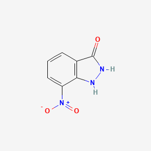 molecular formula C7H5N3O3 B1609356 7-Nitro-1,2-dihydroindazol-3-one CAS No. 31775-97-0