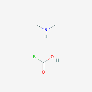 molecular formula C3H8BNO2 B1609358 Boranecarboxylic acid, compd. with N-methylmethanamine (1:1) CAS No. 77356-05-9