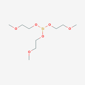 molecular formula C9H21O6Si B1609359 6-(2-Methoxyethoxy)-2,5,7,10-tetraoxa-6-silaundecane CAS No. 5700-39-0