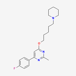 molecular formula C21H28FN3O B1609360 艾尼卡丁 CAS No. 259525-01-4