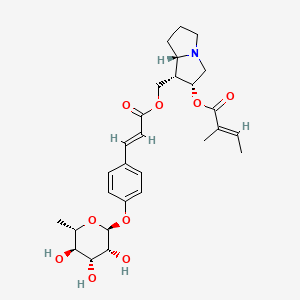 molecular formula C28H37NO9 B1609362 Petasinoside CAS No. 70474-34-9
