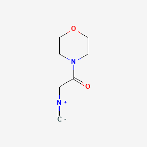 molecular formula C7H10N2O2 B1609371 Morpholine, 4-(isocyanoacetyl)- CAS No. 67434-29-1