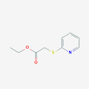 molecular formula C9H11NO2S B1609373 2-(吡啶-2-基硫代)乙酸乙酯 CAS No. 28856-92-0
