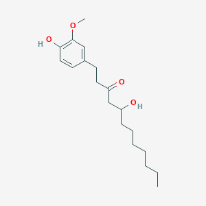 5-Hydroxy-1-(4-hydroxy-3-methoxyphenyl)dodecan-3-one