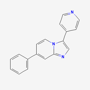 molecular formula C18H13N3 B1609387 7-Phenyl-3-(pyridin-4-yl)imidazo[1,2-a]pyridine CAS No. 622402-28-2