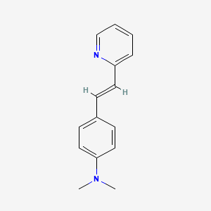 molecular formula C15H16N2 B1609400 2-[4-(Dimethylamino)styryl]pyridine CAS No. 726-37-4