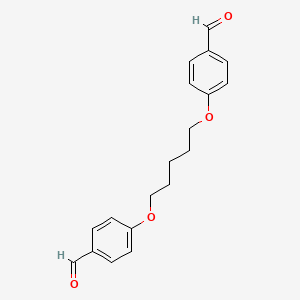 molecular formula C19H20O4 B1609403 4-[5-(4-Formylphenoxy)pentoxy]benzaldehyde CAS No. 77355-01-2