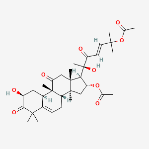 molecular formula C34H48O9 B1609422 Fabacein CAS No. 37710-13-7