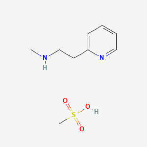 molecular formula C9H16N2O3S B1609430 Betahistine monomesilate CAS No. 380416-14-8