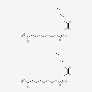 B1609436 9,12-Octadecadienoic acid (9Z,12Z)-, dimer CAS No. 6144-28-1