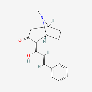 molecular formula C17H19NO2 B1609438 Chalcostrobamine CAS No. 75638-72-1
