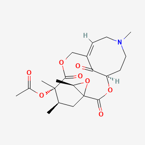 molecular formula C21H29NO8 B1609439 Ligularizine CAS No. 90364-92-4