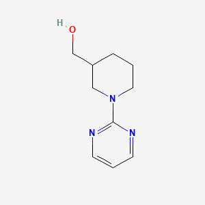 molecular formula C10H15N3O B1609444 (1-(Pyrimidin-2-yl)piperidin-3-yl)methanol CAS No. 419557-05-4