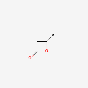 molecular formula C4H6O2 B1609448 (-)-beta-Butyrolactone CAS No. 65058-82-4