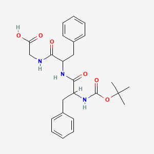 molecular formula C25H31N3O6 B1609451 Boc-Phe-Phe-Gly-OH CAS No. 82816-76-0