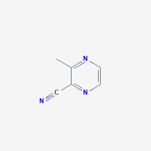 molecular formula C6H5N3 B1609458 3-Methylpyrazine-2-carbonitrile CAS No. 65735-15-1