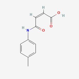 molecular formula C11H11NO3 B1609459 Maleanilic acid, p-methyl- CAS No. 24870-11-9
