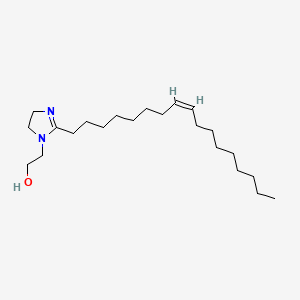 molecular formula C22H42N2O B1609462 Oleyl hydroxyethyl imidazoline CAS No. 21652-27-7