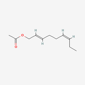 molecular formula C11H18O2 B1609465 (e,z)-2,6-Nonadienyl acetate CAS No. 68555-65-7
