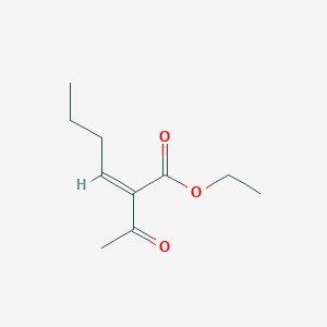 molecular formula C10H16O3 B1609467 ethyl (Z)-2-acetylhex-2-enoate CAS No. 31336-34-2
