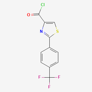 2-[4-(Trifluoromethyl)phenyl]-1,3-thiazole-4-carbonyl chloride