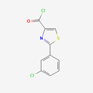 2-(3-Chlorophenyl)-1,3-thiazole-4-carbonyl chloride