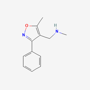 N-Methyl-N-[(5-methyl-3-phenylisoxazol-4-yl)methyl]amine