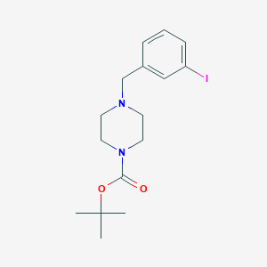 molecular formula C16H23IN2O2 B1609520 Tert-butyl 4-[(3-iodophenyl)methyl]piperazine-1-carboxylate CAS No. 850375-09-6