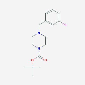 Tert-butyl 4-[(3-iodophenyl)methyl]piperazine-1-carboxylate