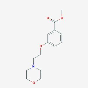 molecular formula C14H19NO4 B1609523 Methyl 3-(2-morpholin-4-ylethoxy)benzoate CAS No. 249937-00-6