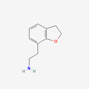 molecular formula C10H13NO B1609535 2-(2,3-Dihydrobenzofuran-7-yl)ethanamine CAS No. 850375-00-7
