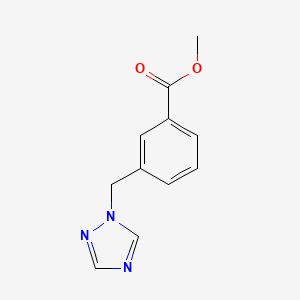 molecular formula C11H11N3O2 B1609540 Methyl 3-(1H-1,2,4-triazol-1-ylmethyl)benzoate CAS No. 857284-24-3