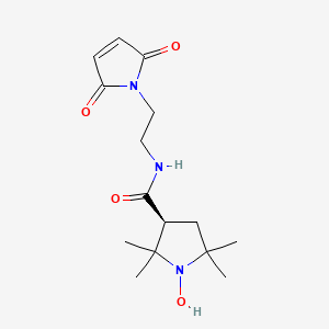 (3S)-N-[2-(2,5-Dioxopyrrol-1-YL)ethyl]-1-hydroxy-2,2,5,5-tetramethylpyrrolidine-3-carboxamide