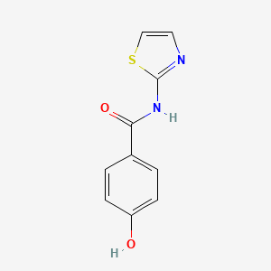 molecular formula C10H8N2O2S B1609556 4-Hydroxy-N-1,3-thiazol-2-ylbenzamide CAS No. 94042-62-3