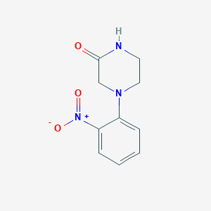 4-(2-Nitrophenyl)piperazin-2-one