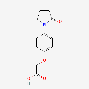 2-(4-(2-Oxopyrrolidin-1-yl)phenoxy)acetic acid
