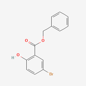 molecular formula C14H11BrO3 B1609581 Benzyl 5-bromo-2-hydroxybenzoate CAS No. 56529-67-0