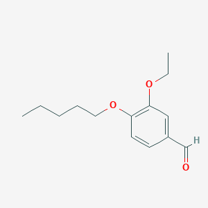 molecular formula C14H20O3 B1609582 3-Ethoxy-4-pentyloxybenzaldehyde CAS No. 79714-25-3