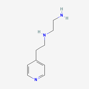 molecular formula C9H15N3 B1609600 1,2-Ethanediamine, N-[2-(4-pyridinyl)ethyl]- CAS No. 89151-20-2